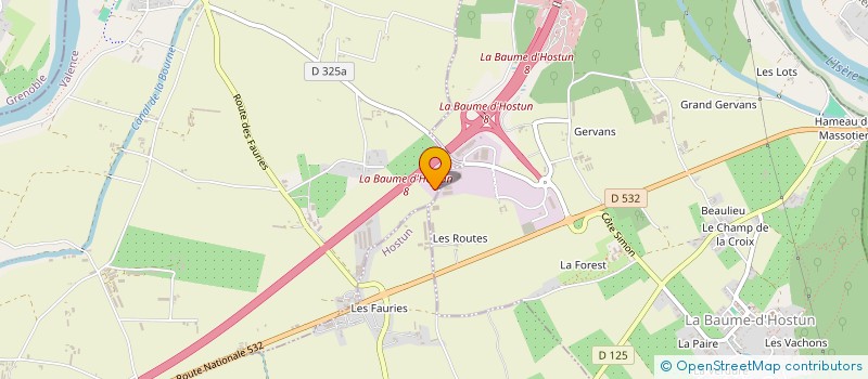 localisation de l'entreprise MONSIEUR PIERRE-YVES CROYAL à HOSTUN