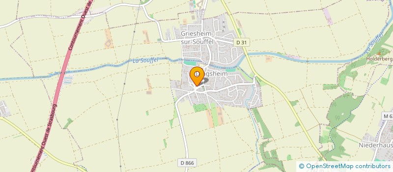 localisation de l'entreprise MONSIEUR PIERRE-YVES CUNY  NEUGARTHEIM-ITTLENHEIM