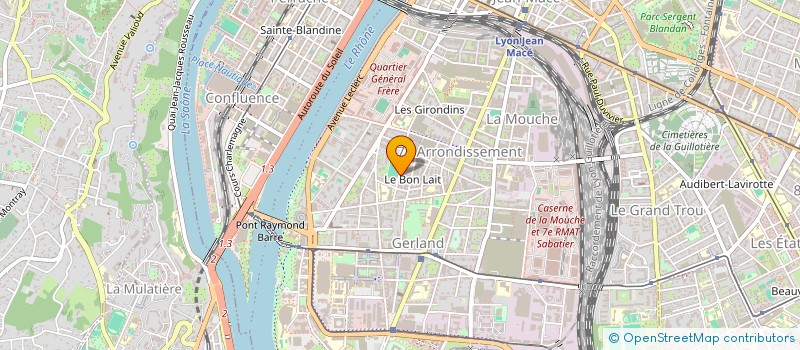 localisation de l'entreprise MONSIEUR PIERRE-YVES DESPLACES  LYON