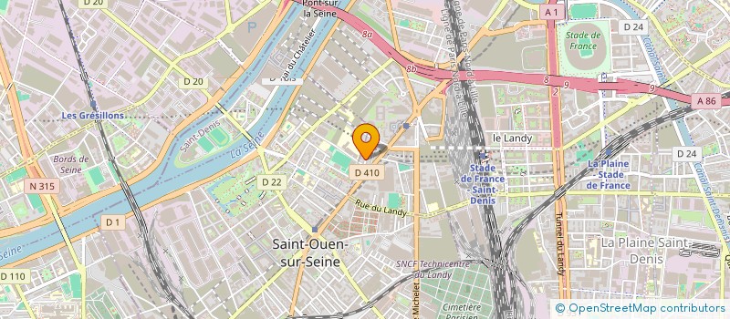 localisation de l'entreprise MONSIEUR PIERRE-YVES DRUCY  SAINT-DENIS