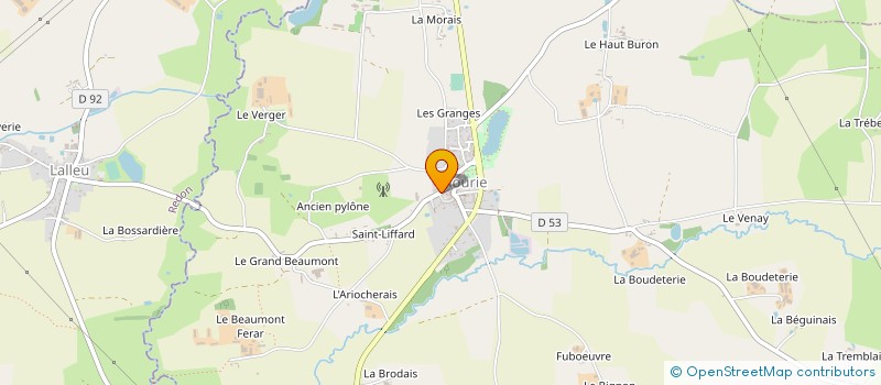 localisation de l'entreprise MONSIEUR PIERRE-YVES FERCHAT à THOURIE