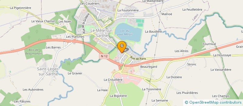 localisation de l'entreprise MONSIEUR PIERRE-YVES FIVEL à SAINT-JULIEN-SUR-SARTHE