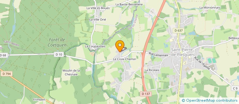 localisation de l'entreprise MONSIEUR PIERRE-YVES GAULARD à MESNIL-ROC'H