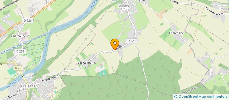 localisation de l'entreprise MONSIEUR PIERRE-YVES GAULARD  SALANS