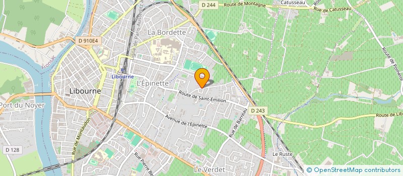 localisation de l'entreprise MONSIEUR PIERRE-YVES GAUTIER à LIBOURNE