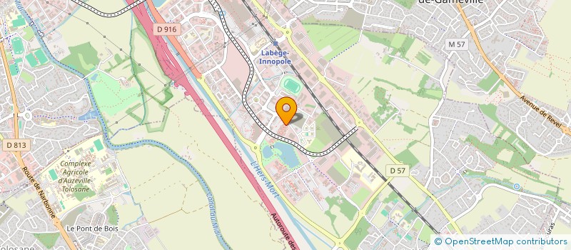 localisation de l'entreprise MONSIEUR PIERRE-YVES GERGAUD  LABEGE