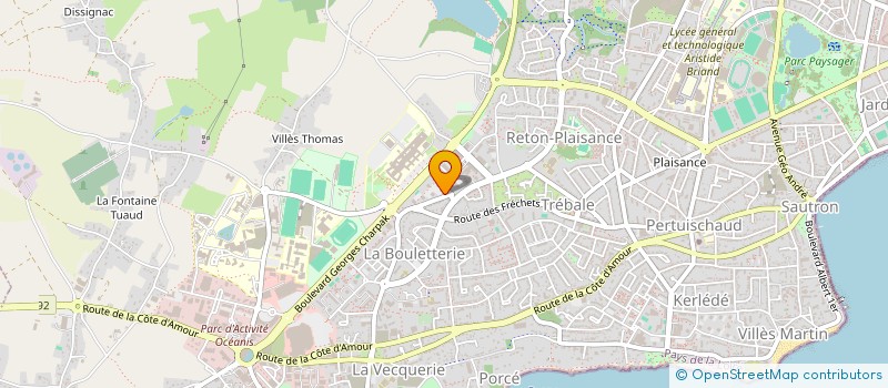 localisation de l'entreprise MONSIEUR PIERRE YVES GOUBARD à SAINT-NAZAIRE