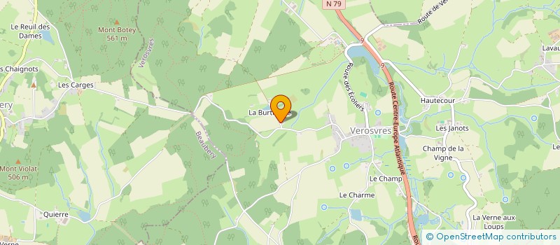 localisation de l'entreprise MONSIEUR PIERRE-YVES GOUDEAU  VEROSVRES