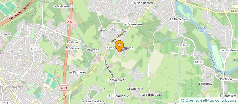 localisation de l'entreprise MONSIEUR PIERRE-YVES GOUPIL à VERTOU