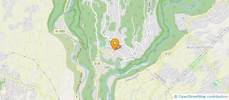 localisation de l'entreprise MONSIEUR PIERRE-YVES GROSSET  ENTRE-DEUX