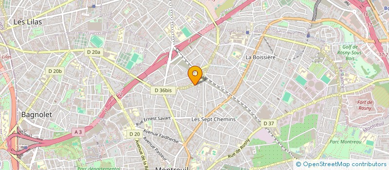 localisation de l'entreprise MONSIEUR PIERRE-YVES GUILBAUD à MONTREUIL