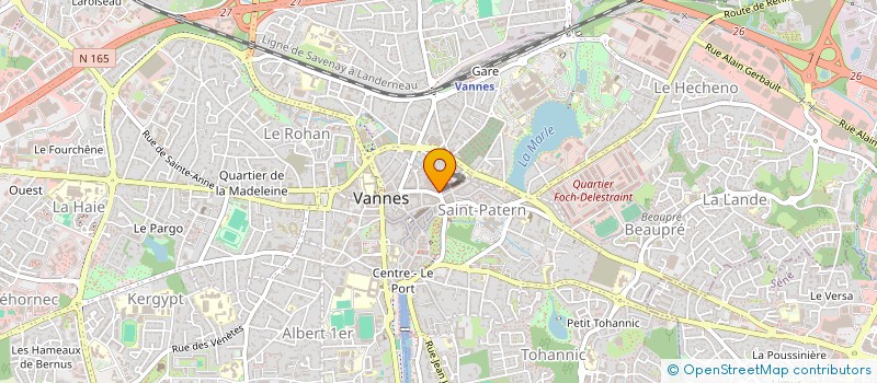 localisation de l'entreprise MONSIEUR PIERRE-YVES HALLIER  VANNES