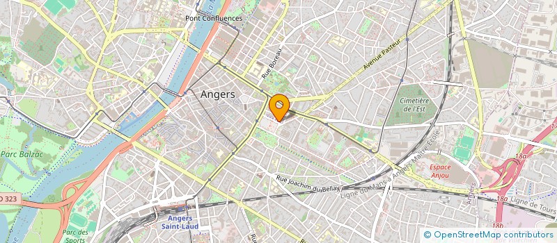 localisation de l'entreprise MONSIEUR PIERRE-YVES JAMES à ANGERS