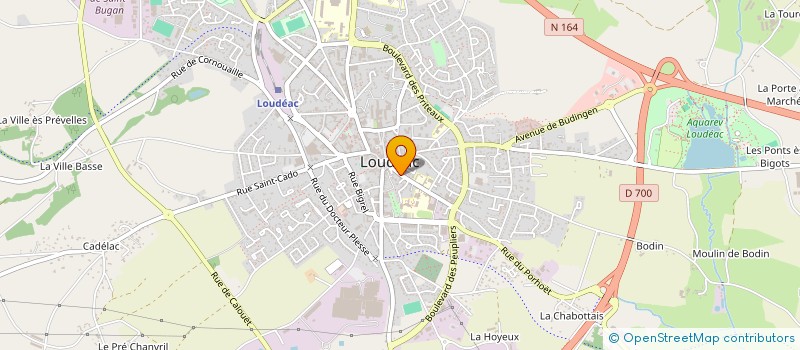 localisation de l'entreprise MONSIEUR PIERRE-YVES JOUANNO à LOUDEAC