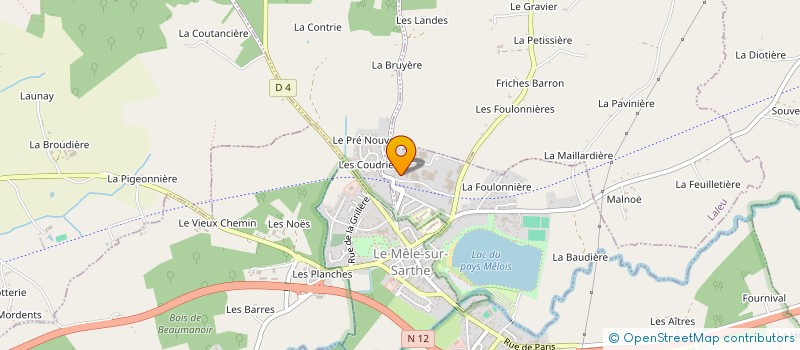 localisation de l'entreprise MONSIEUR PIERRE-YVES KERIO à COULONGES-SUR-SARTHE