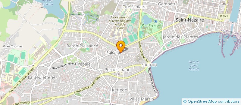 localisation de l'entreprise MONSIEUR PIERRE-YVES LAGUERIE  SAINT-NAZAIRE