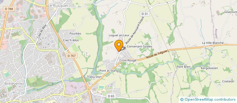 localisation de l'entreprise MONSIEUR PIERRE-YVES LAMOUR  LANNION