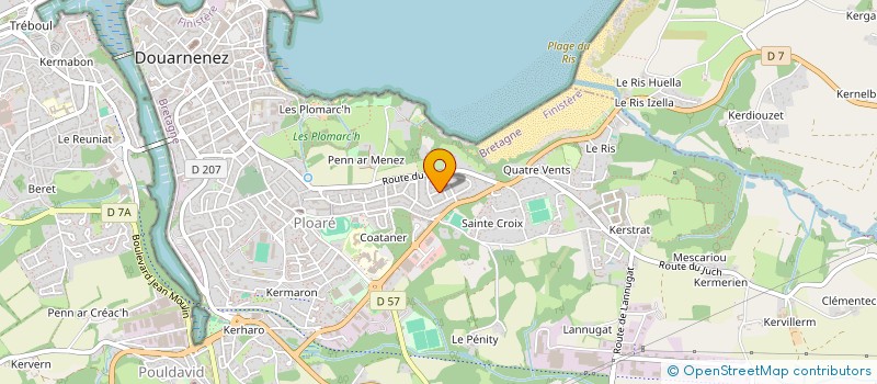 localisation de l'entreprise MONSIEUR PIERRE YVES LANDURE  POULLAN-SUR-MER