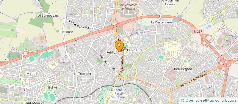 localisation de l'entreprise MONSIEUR PIERRE-YVES LARRIEU  LA ROCHELLE