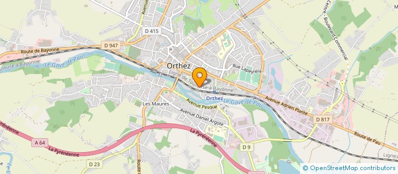 localisation de l'entreprise MONSIEUR PIERRE YVES LE COADOU à ORTHEZ