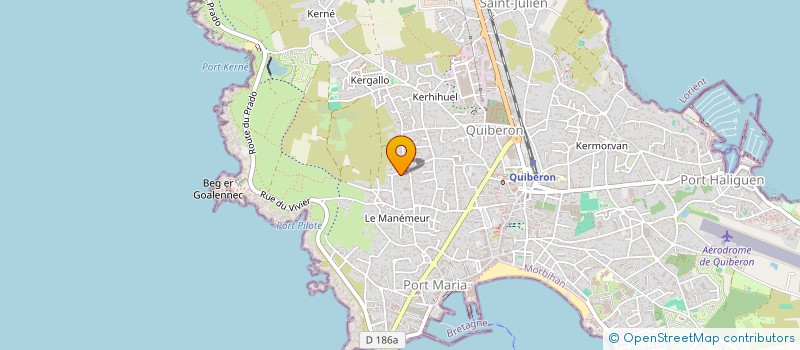 localisation de l'entreprise MONSIEUR PIERRE-YVES LE GARREC  QUIBERON