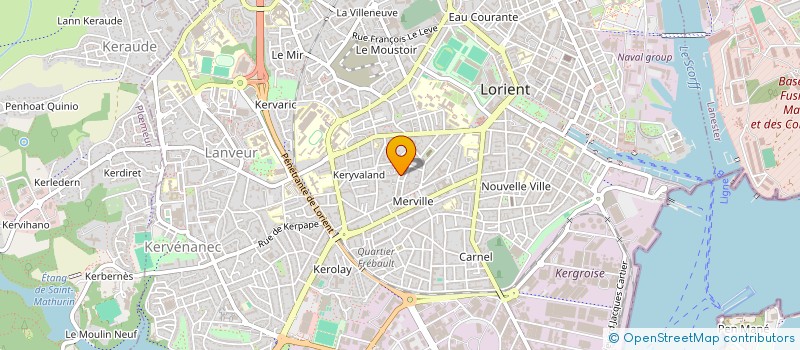localisation de l'entreprise MONSIEUR PIERRE-YVES LE GUEN  LORIENT