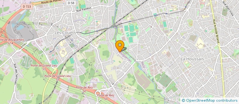 localisation de l'entreprise MONSIEUR PIERRE-YVES LE ROY  BOUGUENAIS