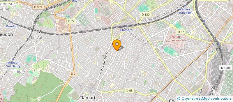 localisation de l'entreprise MONSIEUR PIERRE-YVES LERAYER  CLAMART