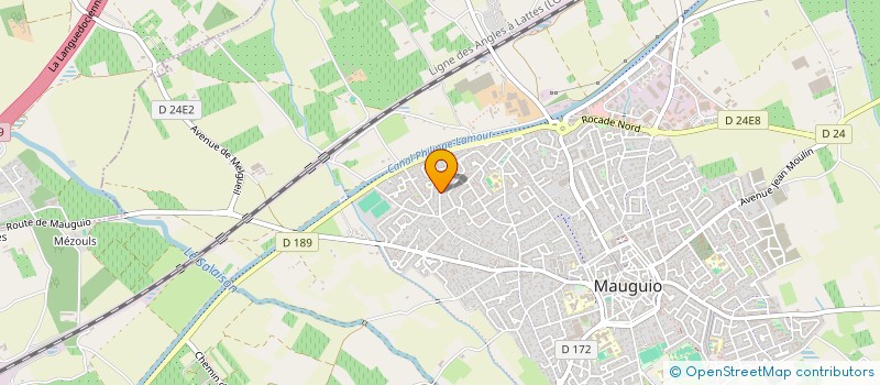 localisation de l'entreprise MONSIEUR PIERRE YVES LEROUX  MAUGUIO