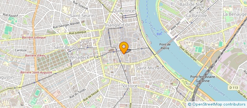 localisation de l'entreprise MONSIEUR PIERRE YVES LHUILLIER  BORDEAUX