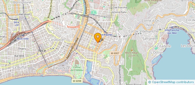 localisation de l'entreprise MONSIEUR PIERRE-YVES LORENZELLI à NICE