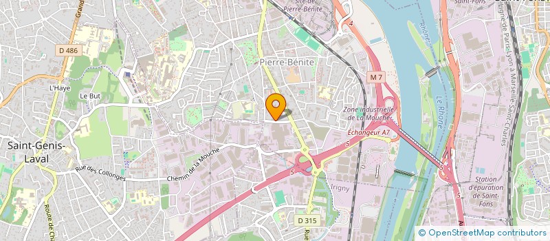 localisation de l'entreprise MONSIEUR PIERRE YVES LOUISOT  OULLINS-PIERRE-BENITE