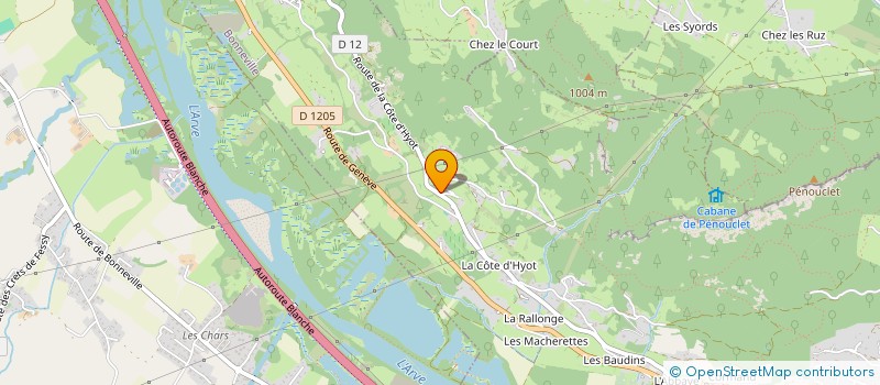 localisation de l'entreprise MONSIEUR PIERRE-YVES LUSTREMANT  BONNEVILLE