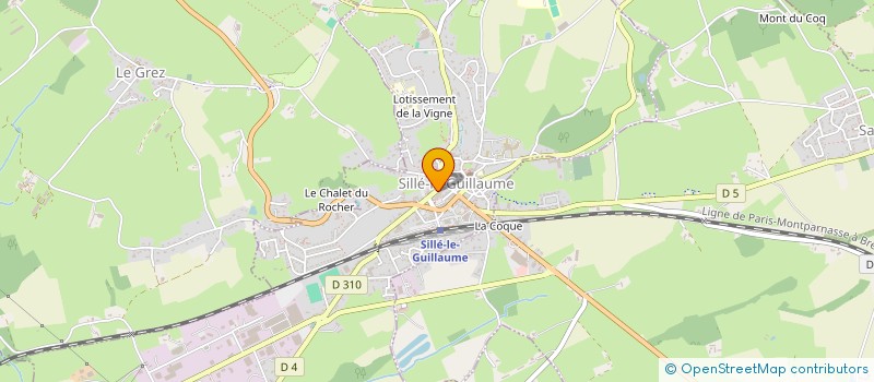 localisation de l'entreprise MONSIEUR PIERRE YVES MARNAS  SILLE-LE-GUILLAUME