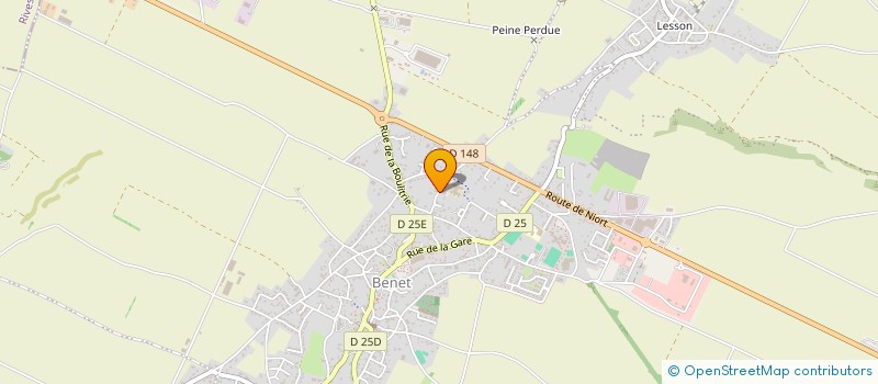 localisation de l'entreprise MONSIEUR PIERRE-YVES MARTIN à BENET