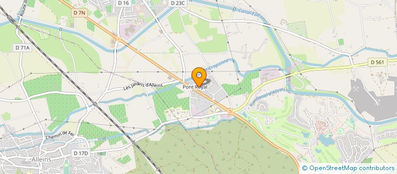 localisation de l'entreprise MONSIEUR PIERRE-YVES MARTIN  MALLEMORT