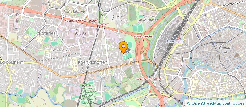 localisation de l'entreprise MONSIEUR PIERRE-YVES MATHIEU à STRASBOURG