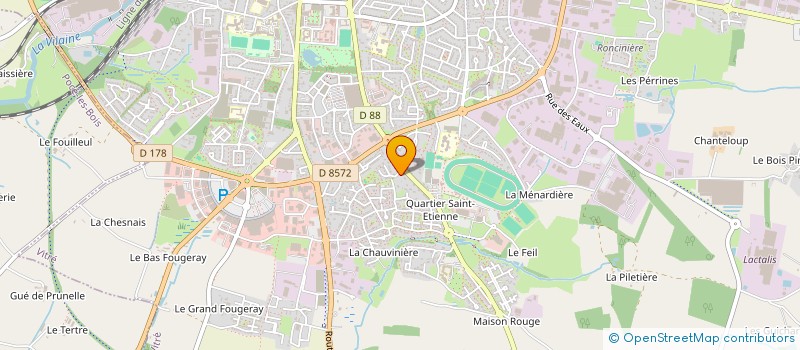 localisation de l'entreprise MONSIEUR PIERRE-YVES MAUDIEU  TAILLIS