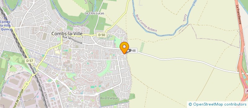 localisation de l'entreprise MONSIEUR PIERRE-YVES MOGET  COMBS-LA-VILLE