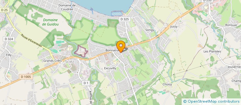 localisation de l'entreprise MONSIEUR PIERRE-YVES MUGNIER  SCIEZ