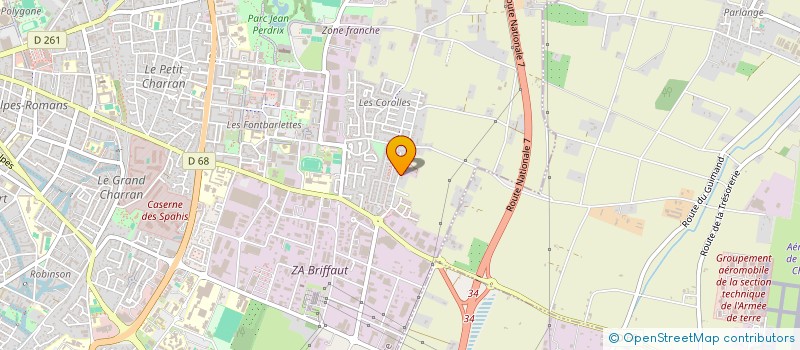 localisation de l'entreprise MONSIEUR PIERRE-YVES PELOSSE  VALENCE