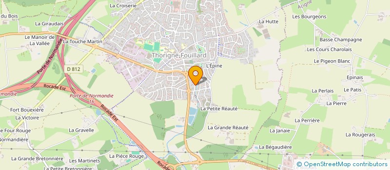 localisation de l'entreprise MONSIEUR PIERRE-YVES PENGAM  THORIGNE-FOUILLARD