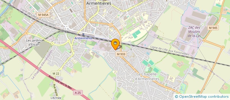 localisation de l'entreprise MONSIEUR PIERRE-YVES PERICK FARAG  LA CHAPELLE-D'ARMENTIERES