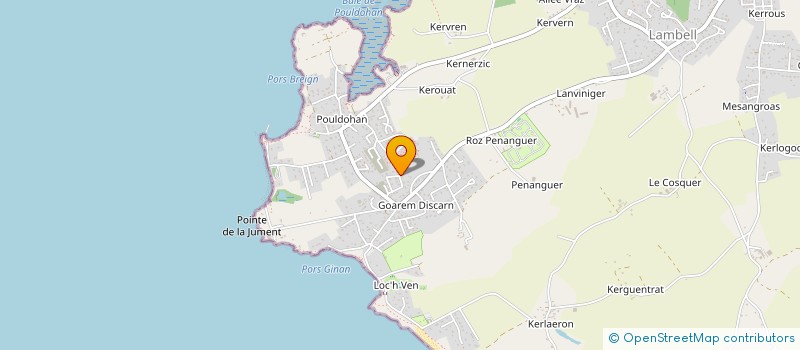 localisation de l'entreprise MONSIEUR PIERRE-YVES PETON  TREGUNC