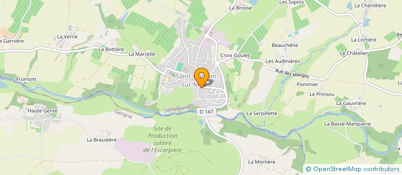 localisation de l'entreprise MONSIEUR PIERRE-YVES POIRON à SEVREMOINE