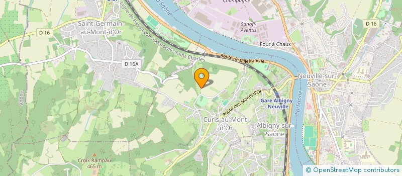 localisation de l'entreprise MONSIEUR PIERRE-YVES RENAUD  CURIS AU MONT D'OR