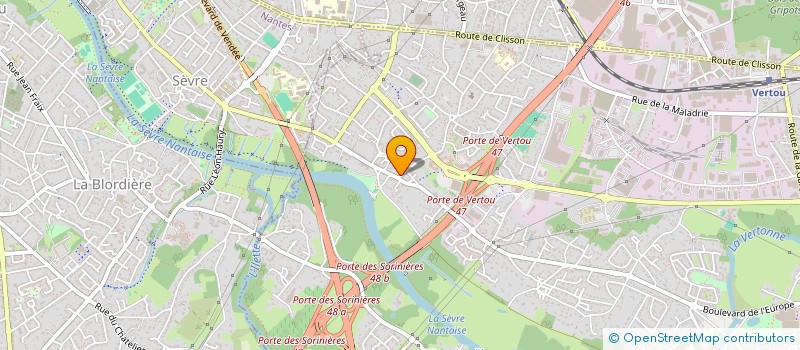 localisation de l'entreprise MONSIEUR PIERRE-YVES RENAULT  VERTOU