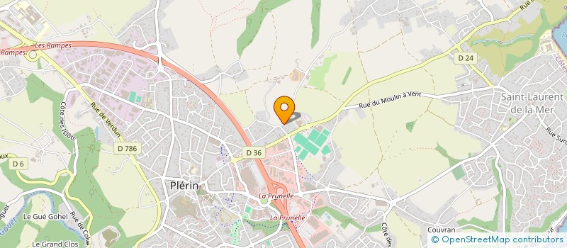 localisation de l'entreprise MONSIEUR PIERRE-YVES RICHARD  PLERIN