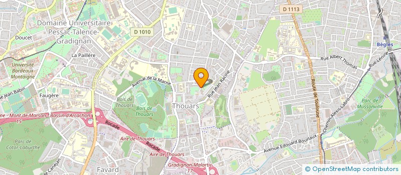 localisation de l'entreprise MONSIEUR PIERRE-YVES ROUFENCHE  TALENCE