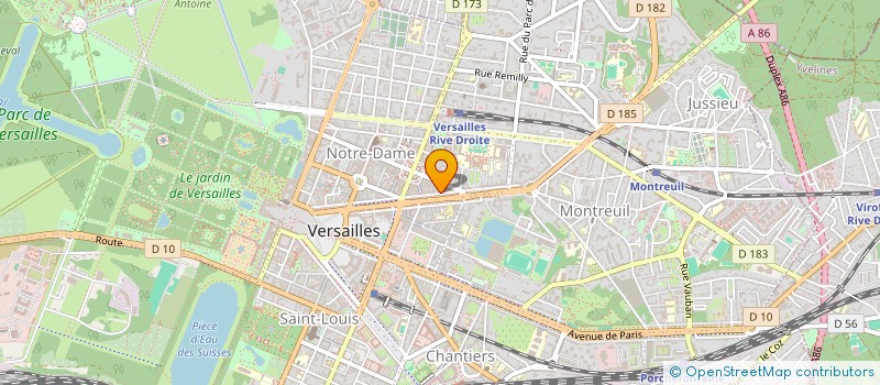 localisation de l'entreprise MONSIEUR PIERRE-YVES SENGHOR à VERSAILLES